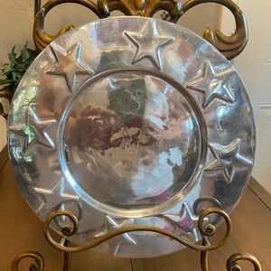Star Pewter Platter Just In Time for the 4th!